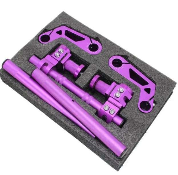 Adjustable Steering Handlebar for Dirt Bike | Motorbike | Scooter - Purple