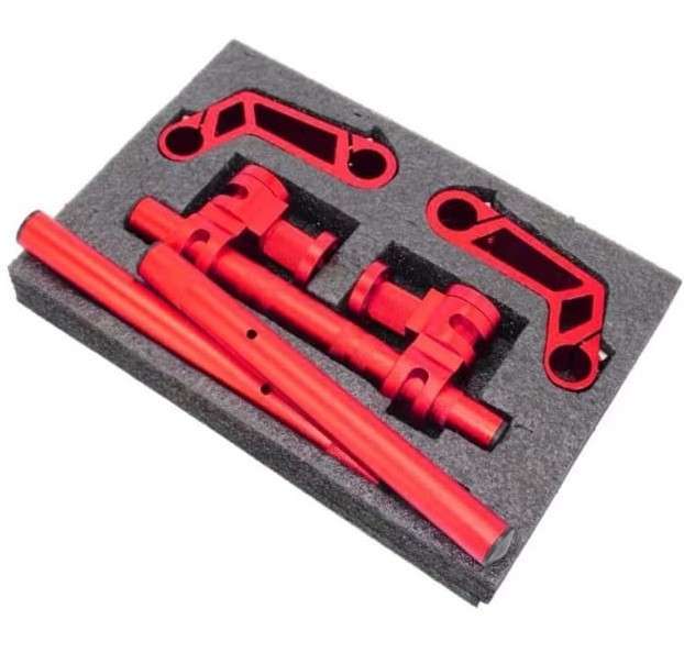 Adjustable Steering Handlebar for Dirt Bike | Motorbike | Scooter - Red