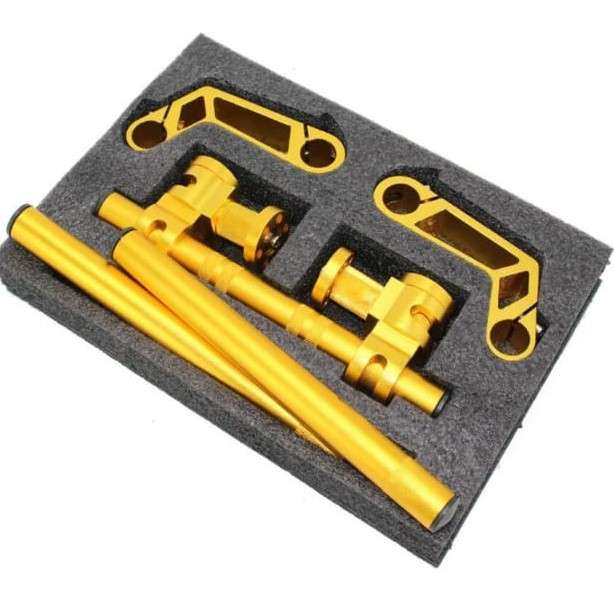 Adjustable Steering Handlebar for Dirt Bike | Motorbike | Scooter - Yellow