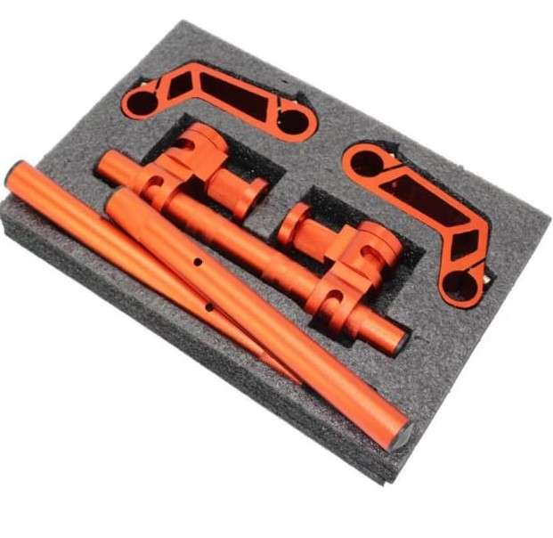 Adjustable Steering Handlebar for Dirt Bike | Motorbike | Scooter - Orange