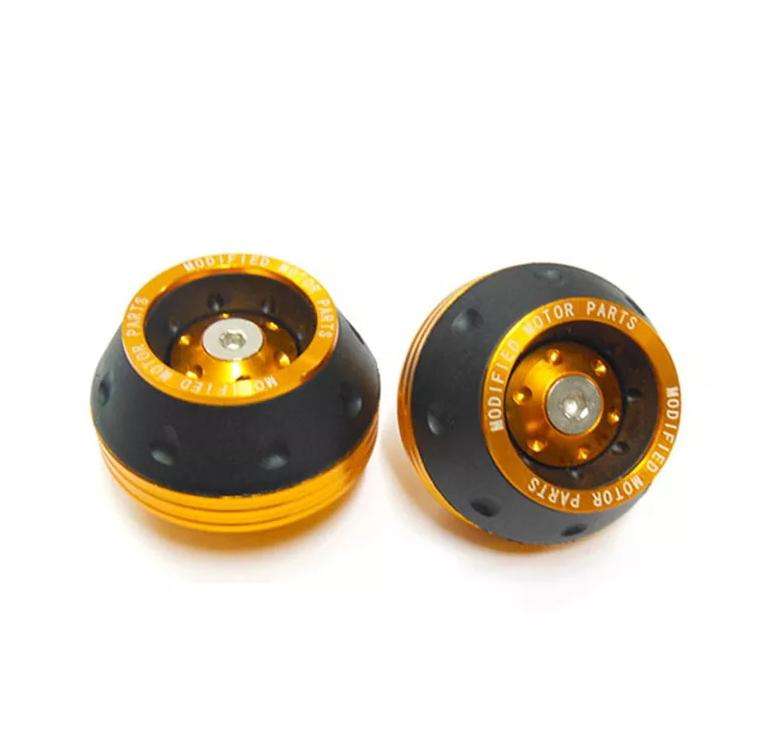 Aluminum Front Fork Wheel Frame Sliders | WBBicycles - Yellow