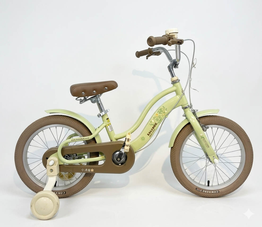 Kids Bicycle with Training Wheels 16 Inch | Single Speed Gear Bike