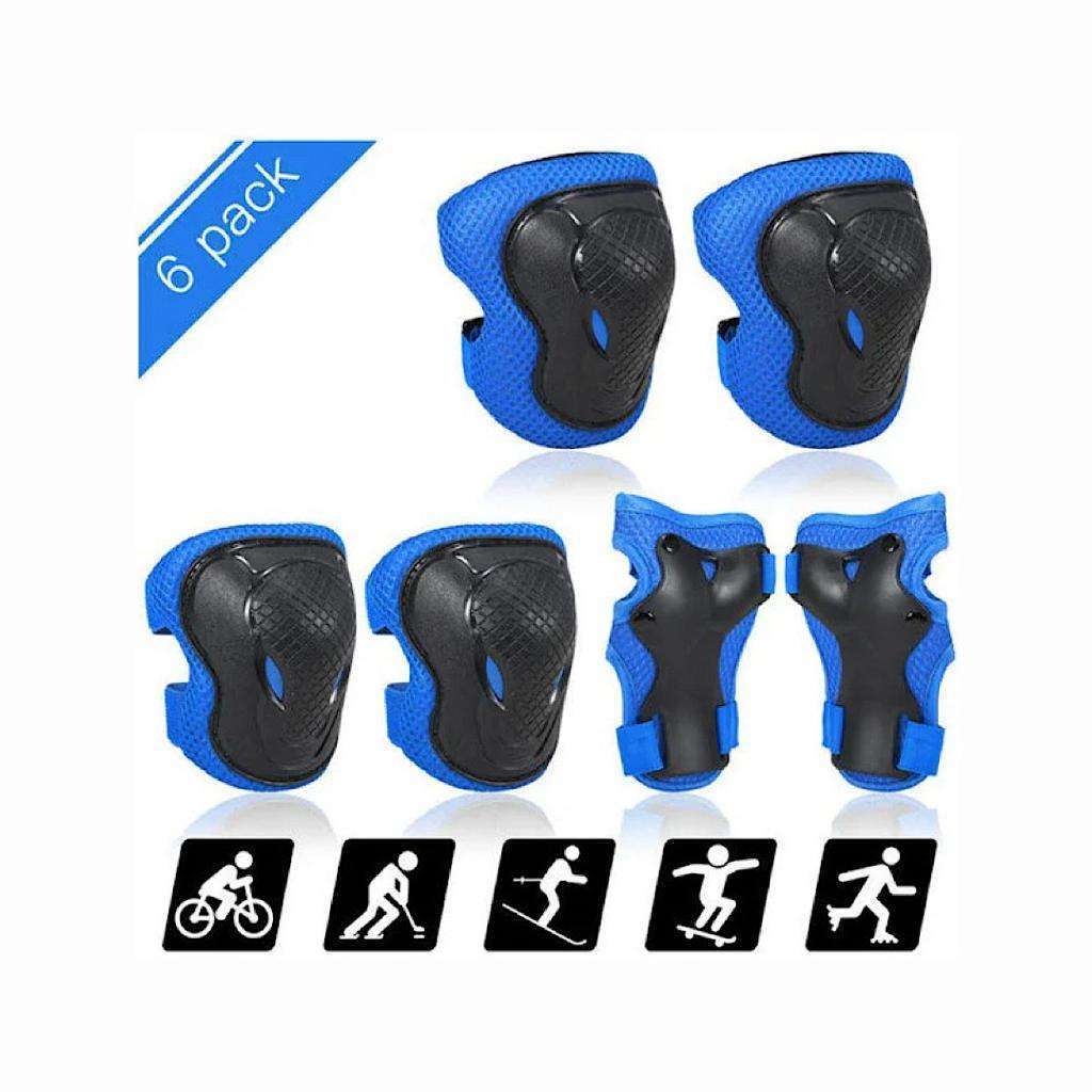 Kids Protective Gear Set 6 in 1 Knee Pad / Elbow Pad / Gloves