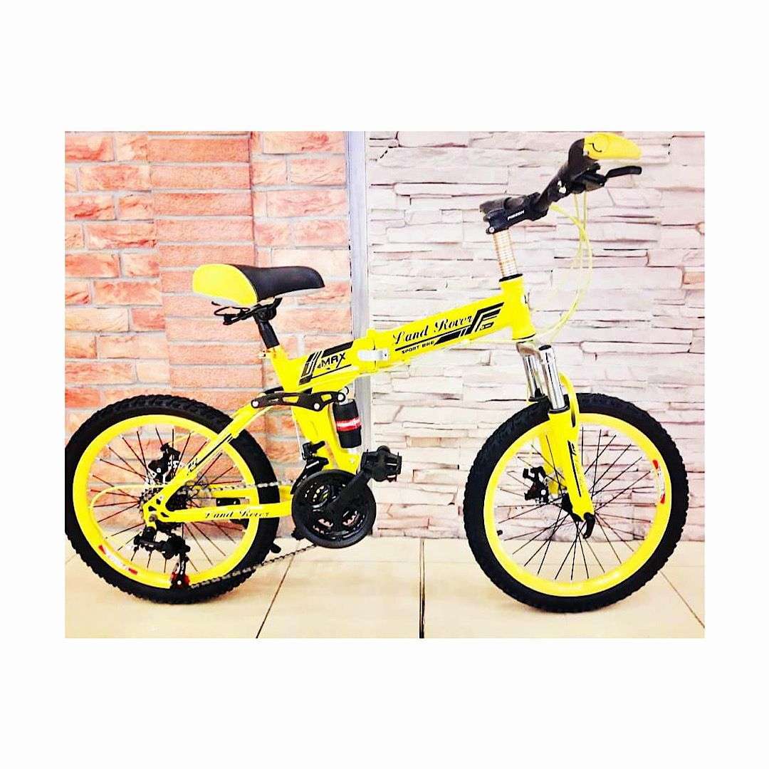 Land Rover MAX Foldable Mountain Bike 20" - Yellow