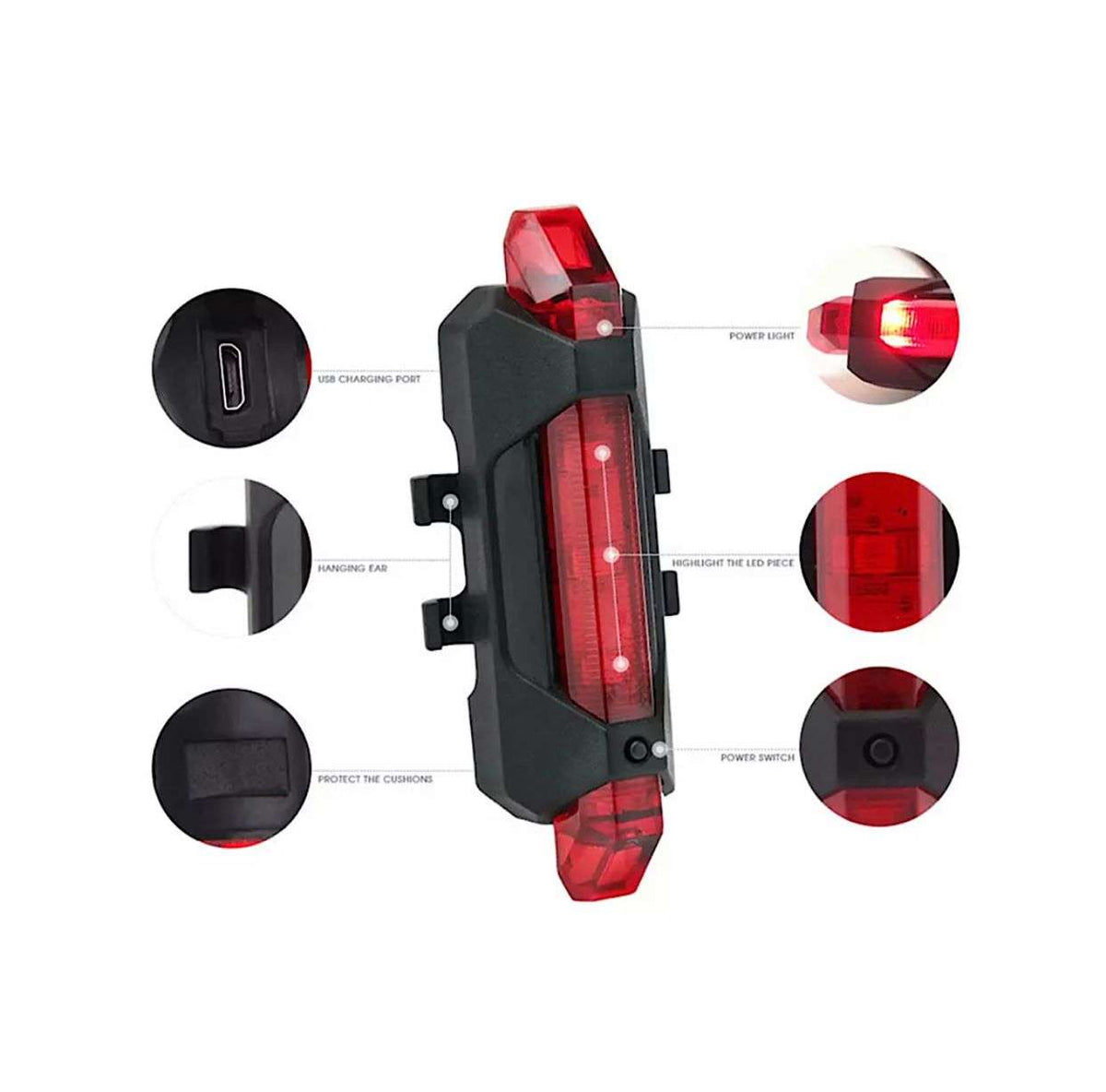 USB Rechargeable Bike Led Tail Light | Best Price | WBBicycles