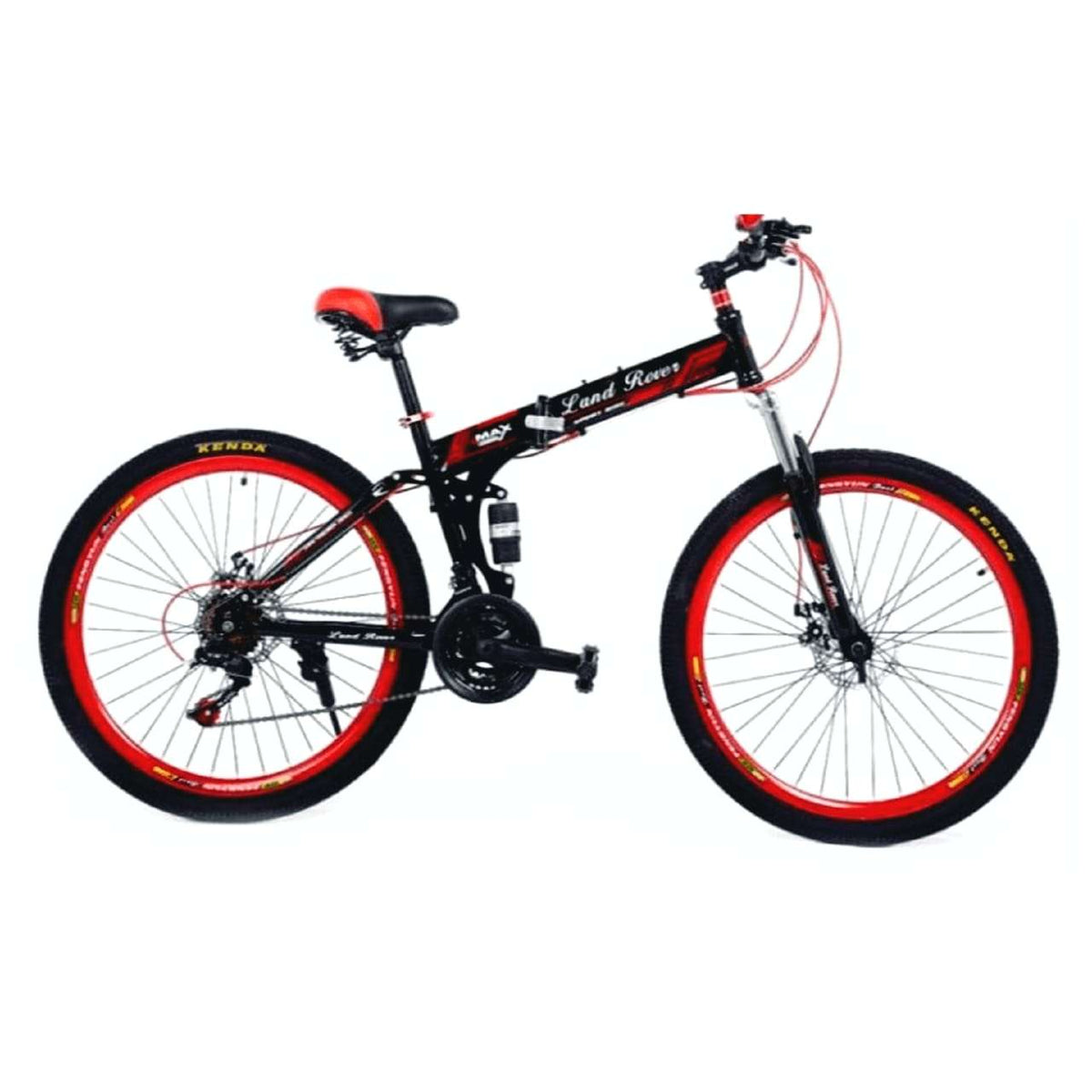 Land Rover MAX Foldable Mountain Bike 24" - Red